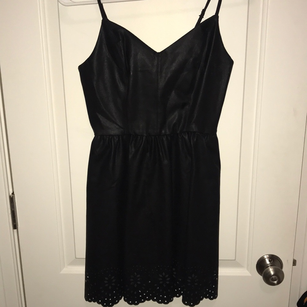 Forever 21 fake leather dress